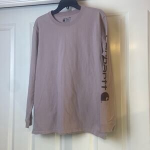 Carhartt Youth Large (12-14) Loose Fit‎ Long Sleeve Tee Shirt.